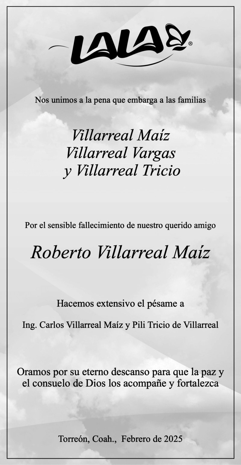 IMPAR  CONDOLENCIA VILLARREAL MAIZ