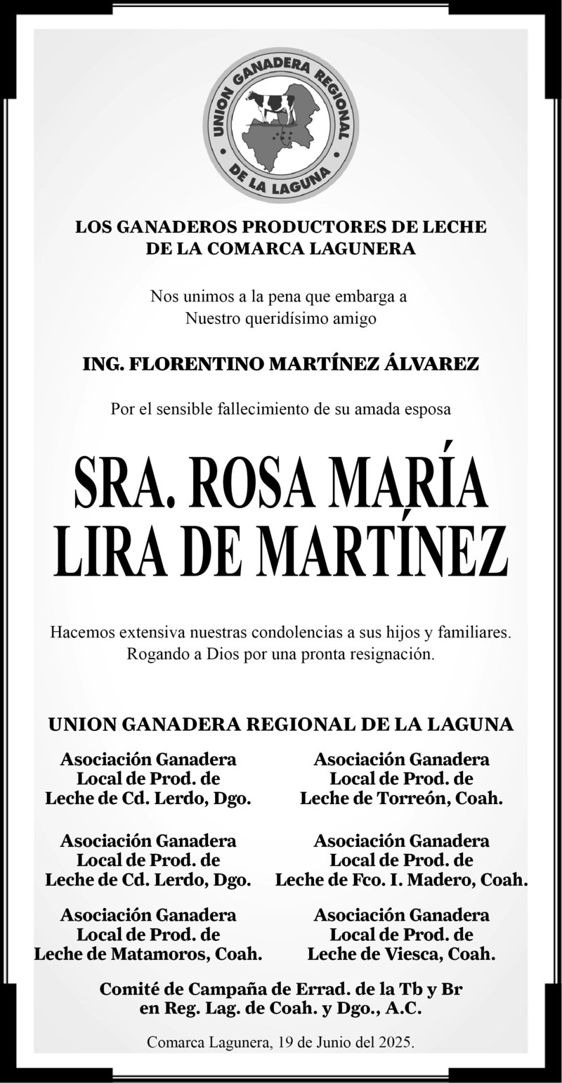 CONDOLENCIA SECCION LOCAL 