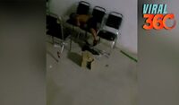 Padres asisten a una fiesta y olvidan a su hijo dormido en unas sillas