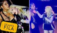 Madonna y Tokischa encienden el escenario con candente y erótico beso