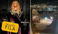 Paulina Rubio ofrece concierto en estadio casi vacío de Costa Rica