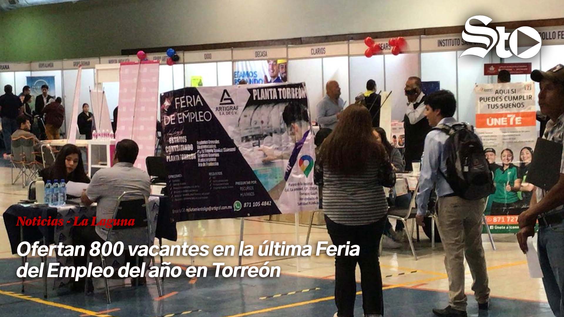 Ofertan 800 vacantes en la última Feria del Empleo del año en Torreón