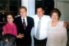Juan Gerardo y  Gerardo Alberto Osorio visitaron  a sus  hermanas María Teresa y Carolina hace unos meses.