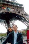 LeRoy Briggs Murillo y Martha Yáñez de Briggs, en su viaje de luna de miel en París, Francia.