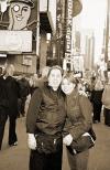 Manuel Saucedo y Leticia Ibarra, en un paseo por las calles de Nueva York.