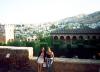 Anabel y Maribel Hernández Frausto visitaron el palacio árabe La Alhambra en Granada, España, durante sus vacaciones por Europa.