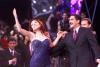 La comediante mexicana Amaranta Ruiz a su arribo a la *gran final* del Reality Show de Tv Azteca, *La Academia*, en el Auditorio Nacional.