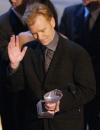La actriz Chris Pratt quien participa en la serie  'Bright Abbott' asistió a la entrega de premios ya que su serie estuvo nominada a mejor serie dramática.