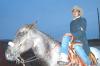 Martha Irene Valdez de León,  tiene 24 años de edad, y que además es la capitana de las Escaramuzas “Charras de la Laguna”, la cual tienen su sede oficial en el Lienzo Charro del 11-40.
De su gusto por este deporte nos platica: “Mi afición por los caballos nació desde que yo era muy pequeña, mi papá tenía rancho, por lo cual me enseñó a montar, en mi carrera como escaramuza tengo tres años practicándolo, antes pertenecía a la Escaramuza Perlas de la Laguna”