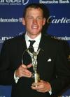 El ganador del oscar al mejor actor Adrain Brody fue uno de los invitados a  los Laureus World Sports Awards 2003.