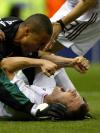 Era evidente la ausencia del checo Pavel Nedved, ya que en la “Juve” no había un hombre con el fuelle, pausa y acarreo de balones característico de este jugador.