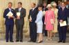 El principe Carlos al igual que sus hermanos el príncipe Andrés, duque de York; el príncipe Eduardo, conde de Wessex acompañado su esposa, Sophie, y la princesa Ana, estuvieron junto a su madre durante los festejos de su coronación.