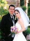 Srita. Marcela Campos Escobedo el día de su enlace matrimonial con Sr. Antuán Morales Torres