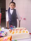 Abraham Ernesto festejó su tercer cumpleaños.