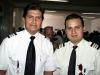 Alejandro Escamilla y Ernesto Valdés, pilotos aviadores que de trasladaron a Mazatlán