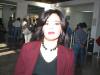 Rocío Lazalde viajó a Tijuana para visitar a su hija, en el aeropuerto la despidió su sobrina Eunice Lazalde