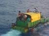 Haciendo gala de ingenio, un grupo de cubanos que trató de huir de Cuba lograron llegar a unos 60 kilómetros de EU después de cruzar en un camión flotante las peligrosas aguas del estrecho de Florida.
