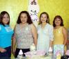 Con una fiesta de canastilla festejaron a Estela del Rayo Andrade Leos, las anfitrionas fueron Nancy Varela y Margarita Valverde