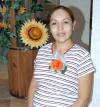 Graciela de Espinoza fue captada el día que le ofrecieron una fiesta de canastilla con motivo del cercano nacimiento de su bebé