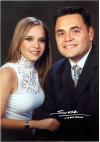 Lic. Carlos Manuel Mijares Alvarez y Srita Alejandra Nahle Zarzar efectuaron su presentación religiosa en la parroquia de San Pedro Apóstol el 11 de julio de 2003.