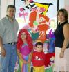 Denisse festejó su séptimo cumpleaños en compañía de sus padres, Luis Uribe e Isela Lavín y de su hermanito