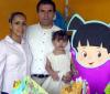 Ana Luz García Adriano cumplió dos años de vida y los celebró con un convivio infantil organizado por sus padres, los señores Adolfo García y Blanca Adriano.