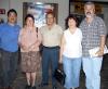 Isabel Flores y sus hijos Emmanuel e Isabel Flores regresaron a los Ángeles, fueron despedidos por Gisela Pérez.