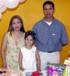 Por su tercer cumpleaños Festejaron a Paola Andre, sus padres Valentín Martínez y Claudia Leticia  Flores.