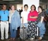 Para asistir a un curso de migración llegaron  a La Laguna , Carmen Mirazo y María Pruis, fueron recibidas por Guadalupe Guevara, Hugo Facio y Felipe Soto.