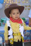Con un traje de El Hombre Araña el niño Arturo Alvarado Álvarez acudió a una fiesta de tres años preparada por sus papás Arturo Alvarado y Graciela de Alvarado