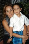 Elisa Castillo y su hijo Miguel Alejandro Castillo.
