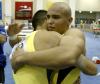El cubano Eric López durante su actuación en los anillos en el All-Around Individual en gimansia varonil, López fue el ganador de la medalla de oro en el All-Around varonil.