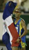 Brenda Magaña durante su actuación en el caballo, en donde obtuvo la medalla de bronce.