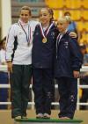 La mexicana Brenda Magaña tuvo una buena actuación en Gimnasia llevándose una  de plata en la rutina de suelo y de bronce en la de salto de caballo.