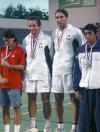 Marcelo Ríos, alguna vez número uno en el ranking de la ATP, se llevó la medalla plata en el tenis.