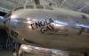 El Enola Gay fue donado al museo en 1949 y se almacenó durante varios años en la base aérea de Andrews (Maryland), antes de desmontarse en 1960.