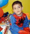 Al estilo de El Hombre Araña el pequeño Diego Alonso celebró su cumpleaños con un convivio ofrecido por sus padres Arturo Hoyos y Maribel Álamos