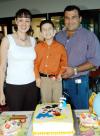 04 de septiembre 

Cinco años de edad cumplió José Alan Romo Izquierdo, por lo cual sus padres, Claudia de Romo y Alan Romo le ofrecieron una divertida fiesta.