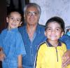 Martín Martínez Ramírez cumplió cinco años de edad y estuvo acompañado en su festejo por su abuelo el señor Juan Ramírez y su primo Byron Ramírez.