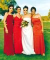 Tahani Jalil con sus hermanas Hiyam, Mirvat y Hanan Jalil, el día de su boda.