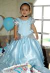  13 de septiembre 

Un hermoso vestido portó en su fiesta de cumpleaños la niña María Fernanda Cháidez Beltrán.