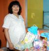Martha Imelda Gutiérrez Salas diisfrutó de una fiesta de canastilla con motivo del cercano nacimiento de su bebé.