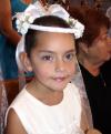  13 de septiembre 

Un hermoso vestido portó en su fiesta de cumpleaños la niña María Fernanda Cháidez Beltrán.