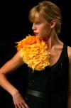 La diseñadora Betty Jackson también estuvo presente con sus modelos en la semana de la moda en Londres