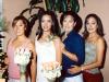 22 de septiembre 

La futura novia  Sofía Diz Jiménez junto a su mamá Teresa y sus hermanas Anna y Gabriela.