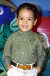 El pequeño Diego Armando Hernández Saucedo festejó dos años de edad con un convivio que le ofrecieron sus padres.