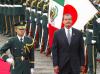 Durante su primer día de actividades en Japón el presidente de México Vicente Fox Quesada se reunio con Kyosuke Shinozawa.