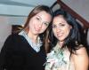 Diana Luna García con su hermana Valeria el día de su despedida de soltera