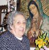 Aurora Cárdenas de Alanís celebró sus 85 años de vida con una reunión organizada por su familia.
