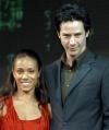El actor Keanu Reeves junto con Geofrey Darrow, diseñador conceptual del filme, al actriz Jada Pinkett Smith y Joel Silver se trasladaron hasta Tokio Japón para presenciar el estreno de 'The Matrix Revolutions'.